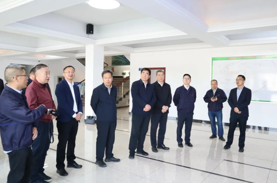 九三学社中央辅导一行光临东港热电调研领导